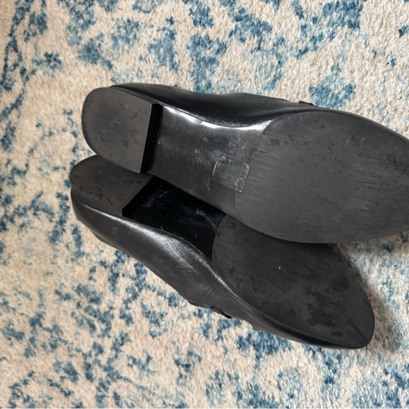 Black Leather Loafers - Picture 2 of 3